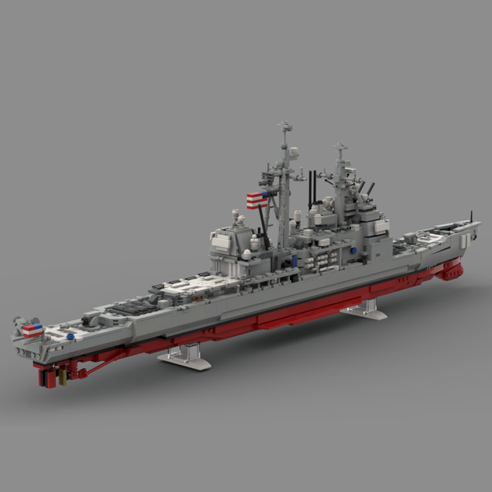 Model Kit Uss Iowa - MOC Ticonderoga - CG-72 USS Vella