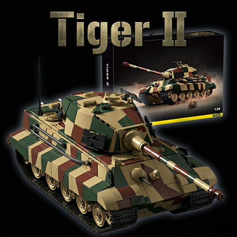 Model Kit Uss Iowa - Military King Tiger 2 Heavy Tank