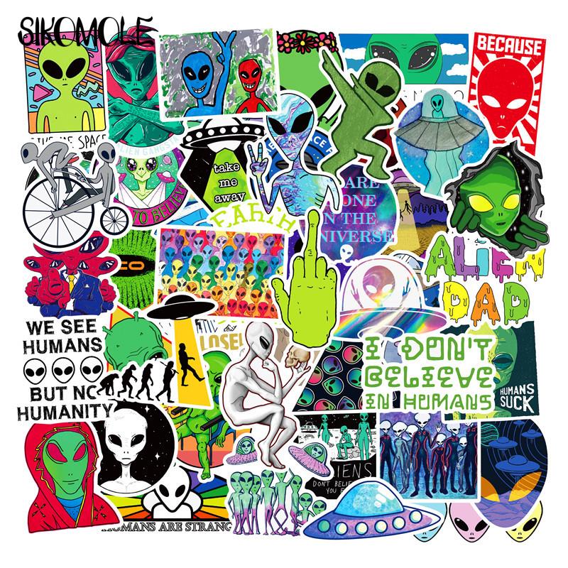 Model Kit Ufo - 10/30/50PCS Outer Space Stickers Children Alien