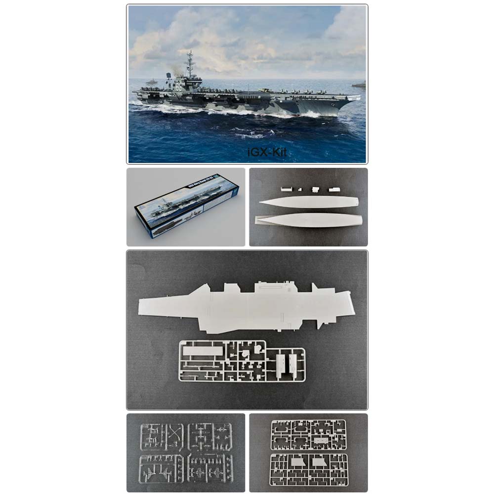 Model Kit Uss Iowa - Trumpeter 06714 1/700 Scale USS Kitty