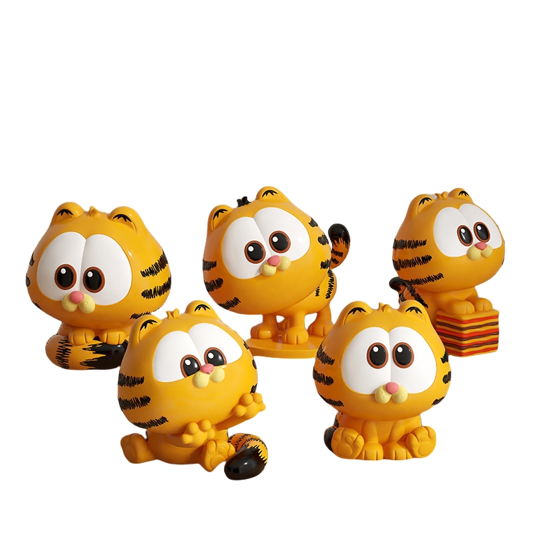 Model Kit Figures - 7Cm Pvc Garfield Anime Peripherals Action