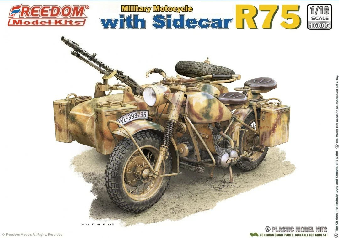 Freedom F16005 1/35 Scale  R75 - Model Kit Hobby incelemesi ve fiyatı