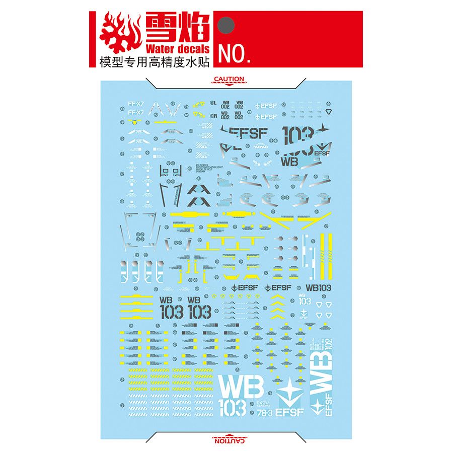 Model Decals  Studio PGU RX-78 - Model Kit Mecha incelemesi ve fiyatı