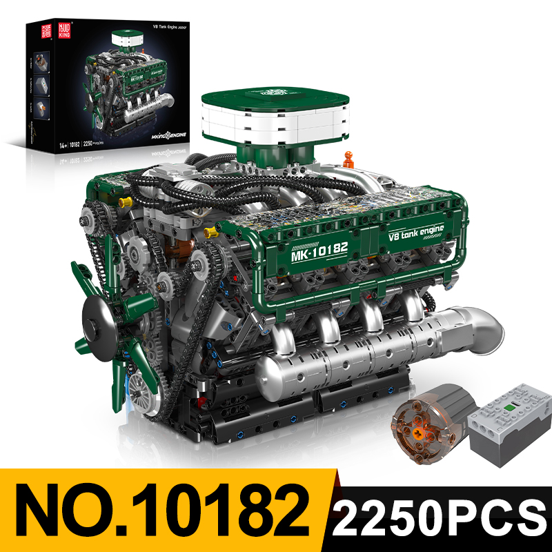 Mould King 10182 V8 Tank Engin - Model Kit V8 incelemesi ve fiyatı