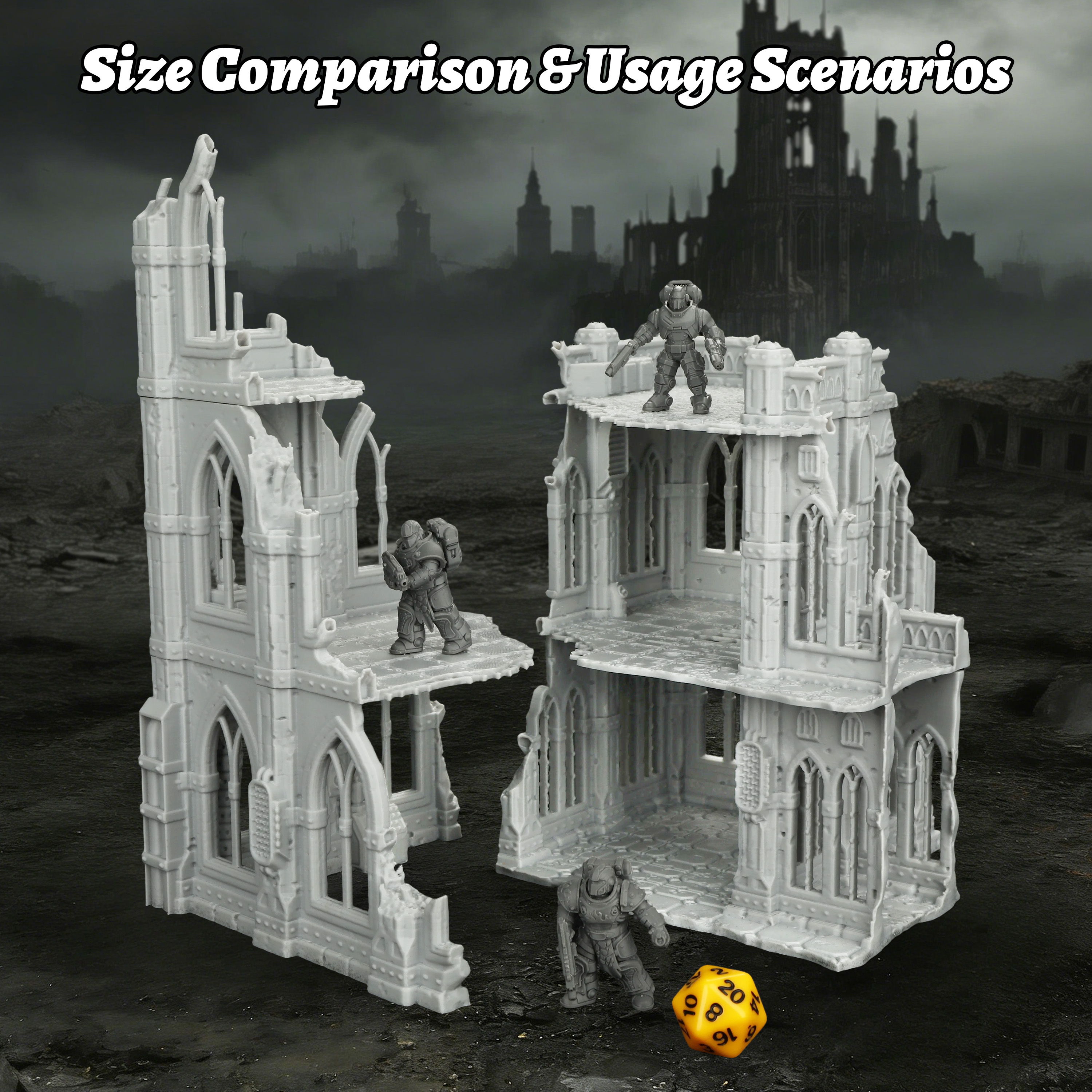 Sci-Fi Ruins Building Miniatur - Model Kit Diorama incelemesi ve fiyatı