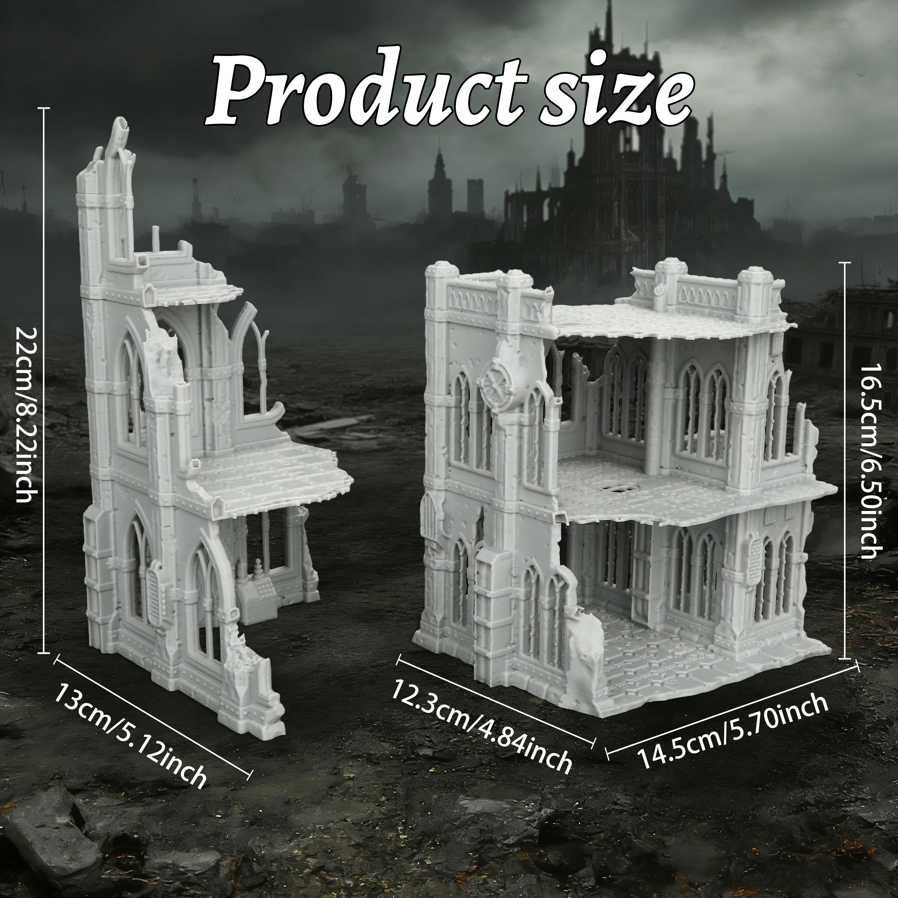 Sci-Fi Ruins Building Miniatur - Model Kit Diorama incelemesi ve fiyatı