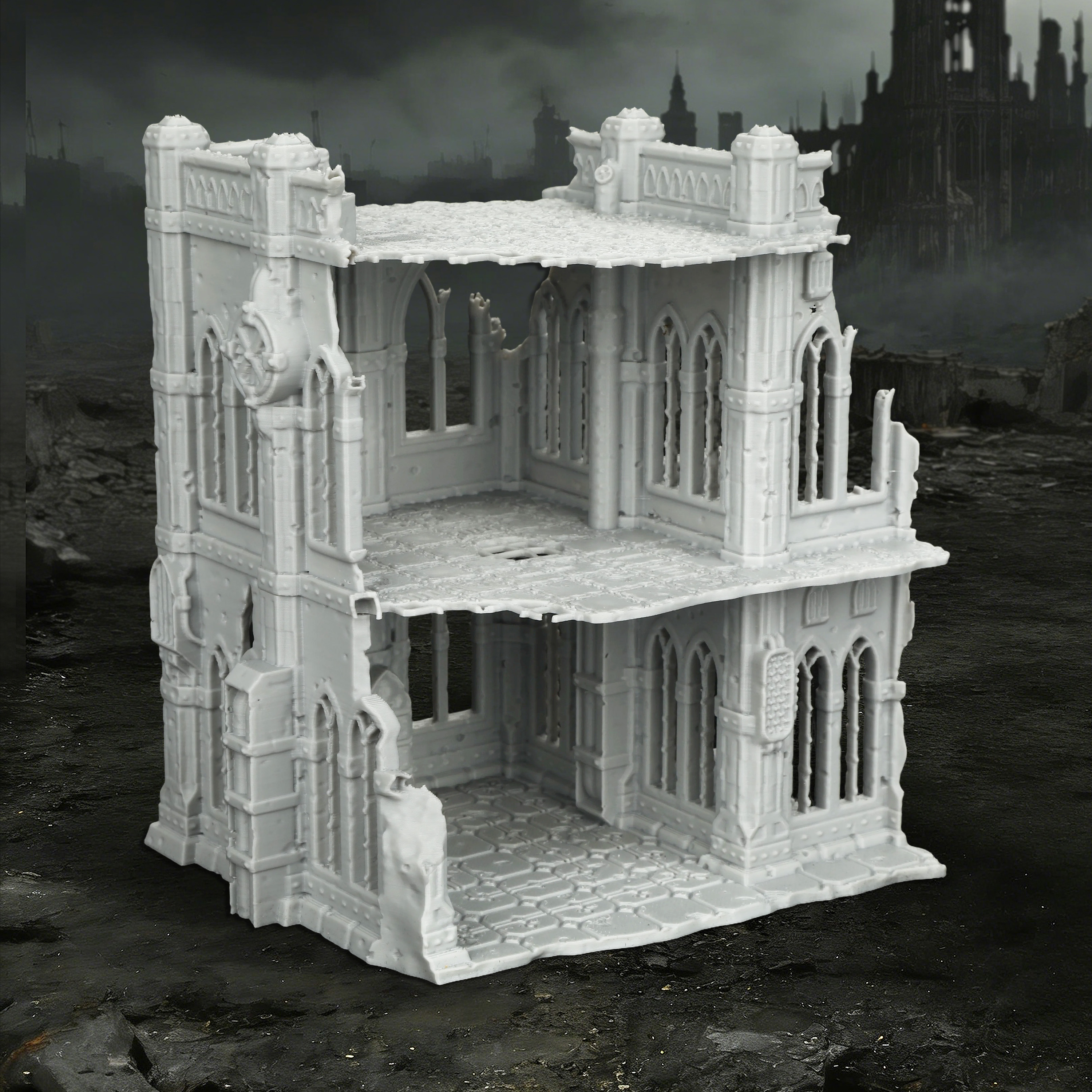 Sci-Fi Ruins Building Miniatur - Model Kit Diorama incelemesi ve fiyatı