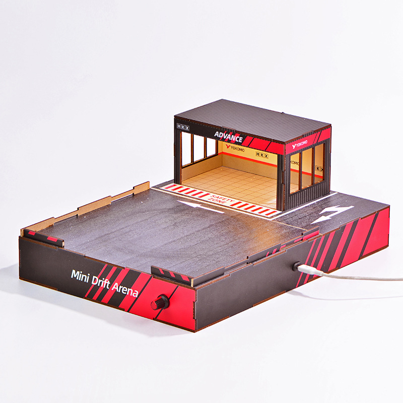 1:64 Scale DIY Drift Track Dio - Model Kit Diorama incelemesi ve fiyatı