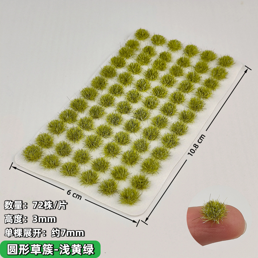 3MM Static Grass Cluster Model - Model Kit Diorama incelemesi ve fiyatı