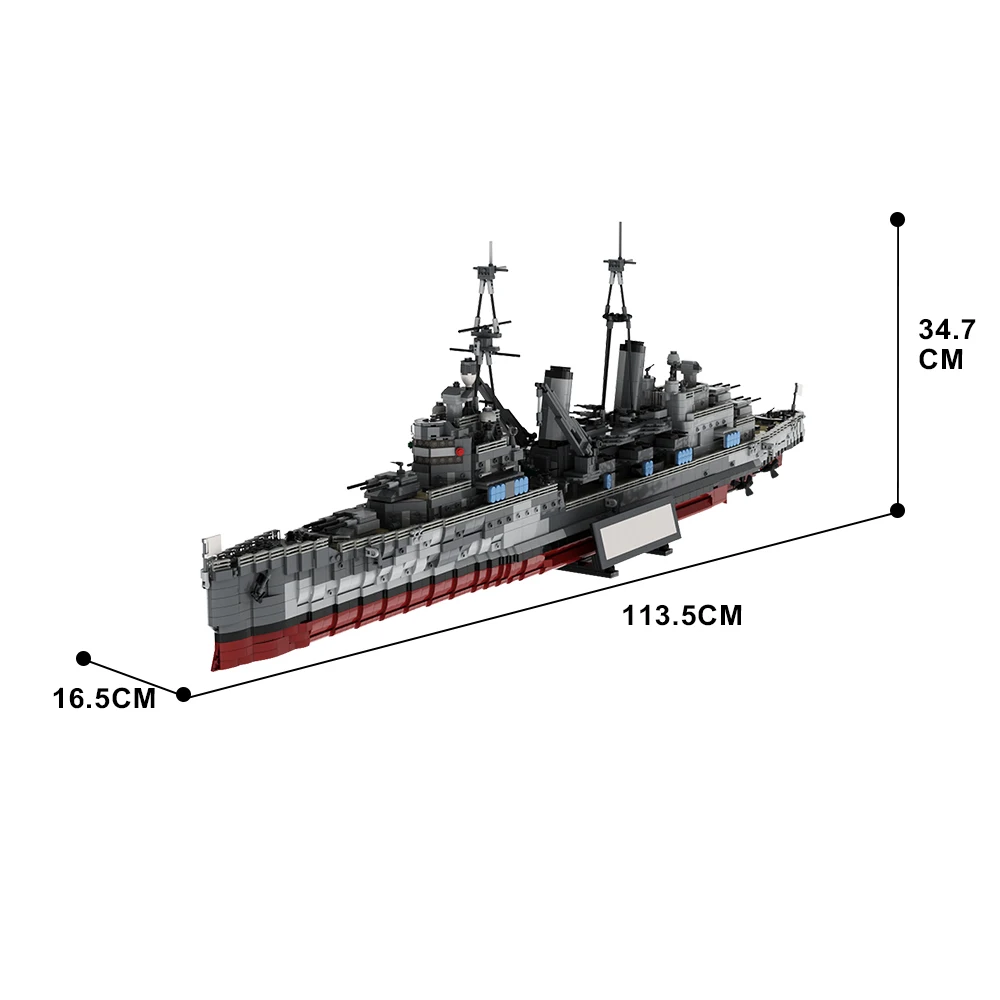 Gobricks MOC HMS Belfast 1939  - Model Kit Uss Iowa incelemesi ve fiyatı