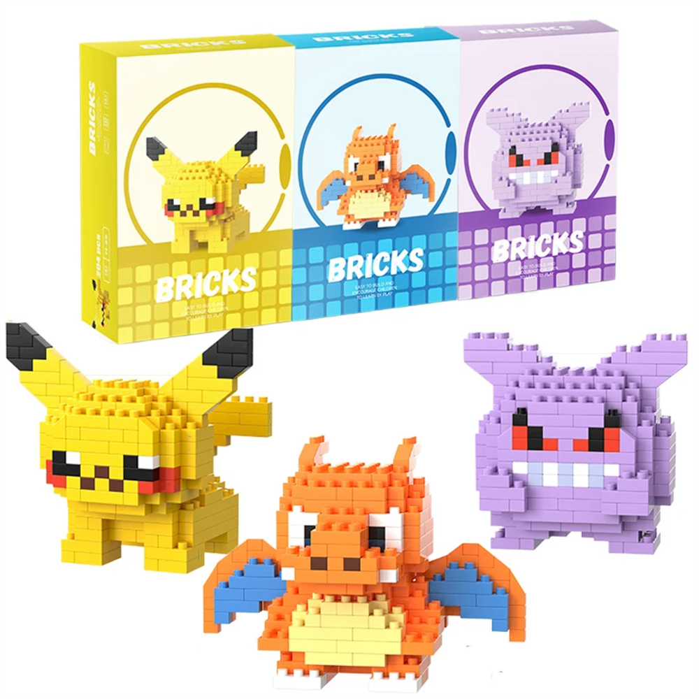 Pokemon Micro Building Blocks  - Model Kit Figures incelemesi ve fiyatı