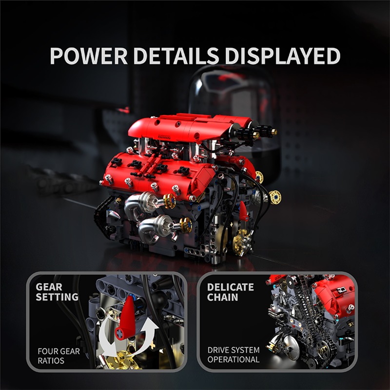 T5011 V8 Turbo Engine Model El - Model Kit V8 incelemesi ve fiyatı
