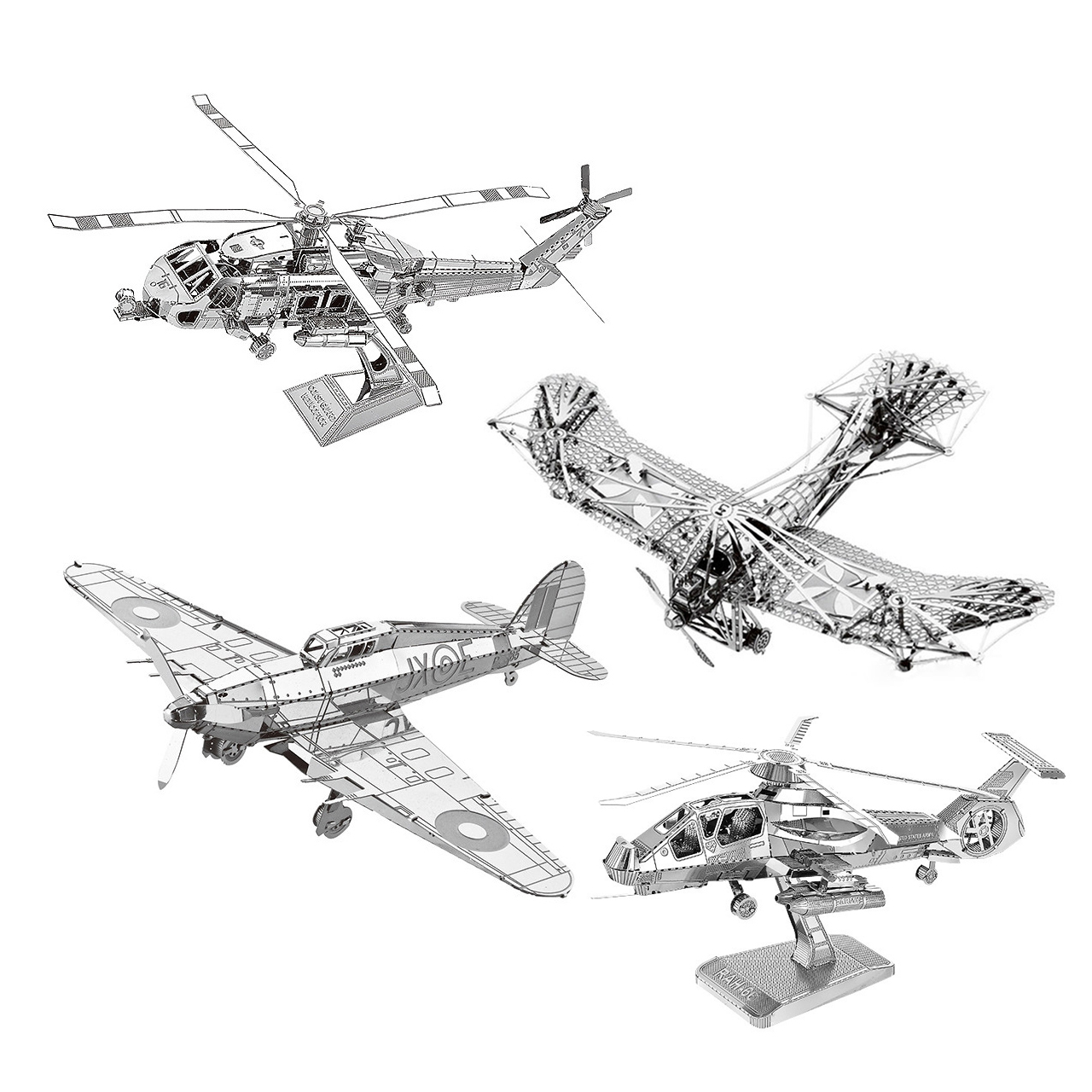 3D Metal Puzzle aircraft Helic - Model Kit Ufo incelemesi ve fiyatı