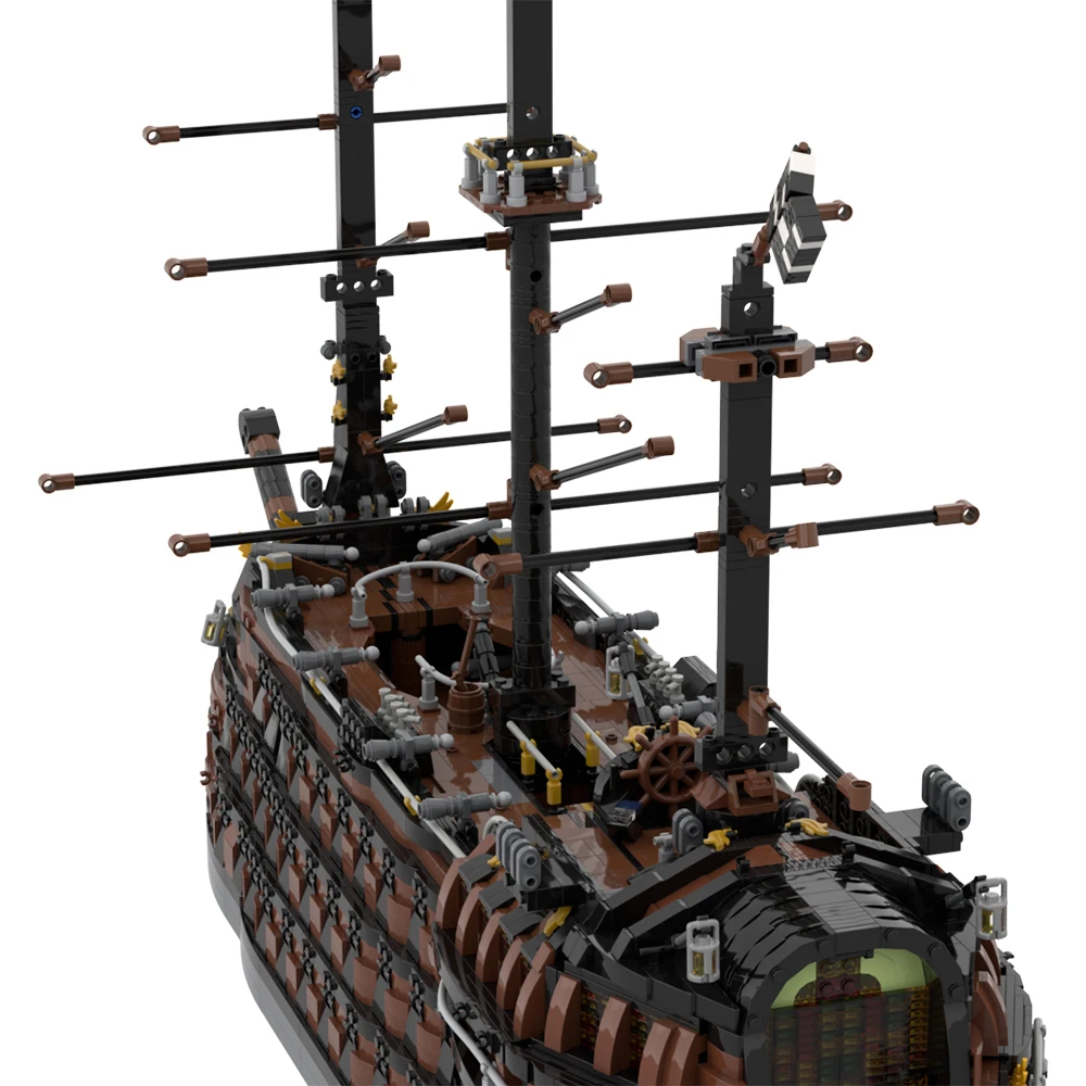 Gobricks Brown Pirate Ship Bri - Model Kit Uss Iowa incelemesi ve fiyatı