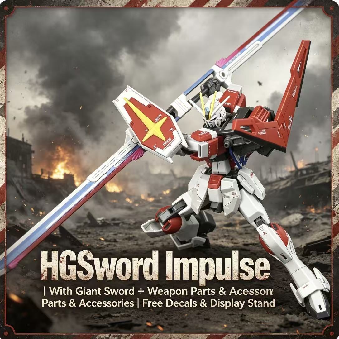 21 HG GAOGAO Sword Impulse Mec - Model Kit Gundam Barbatos incelemesi ve fiyatı