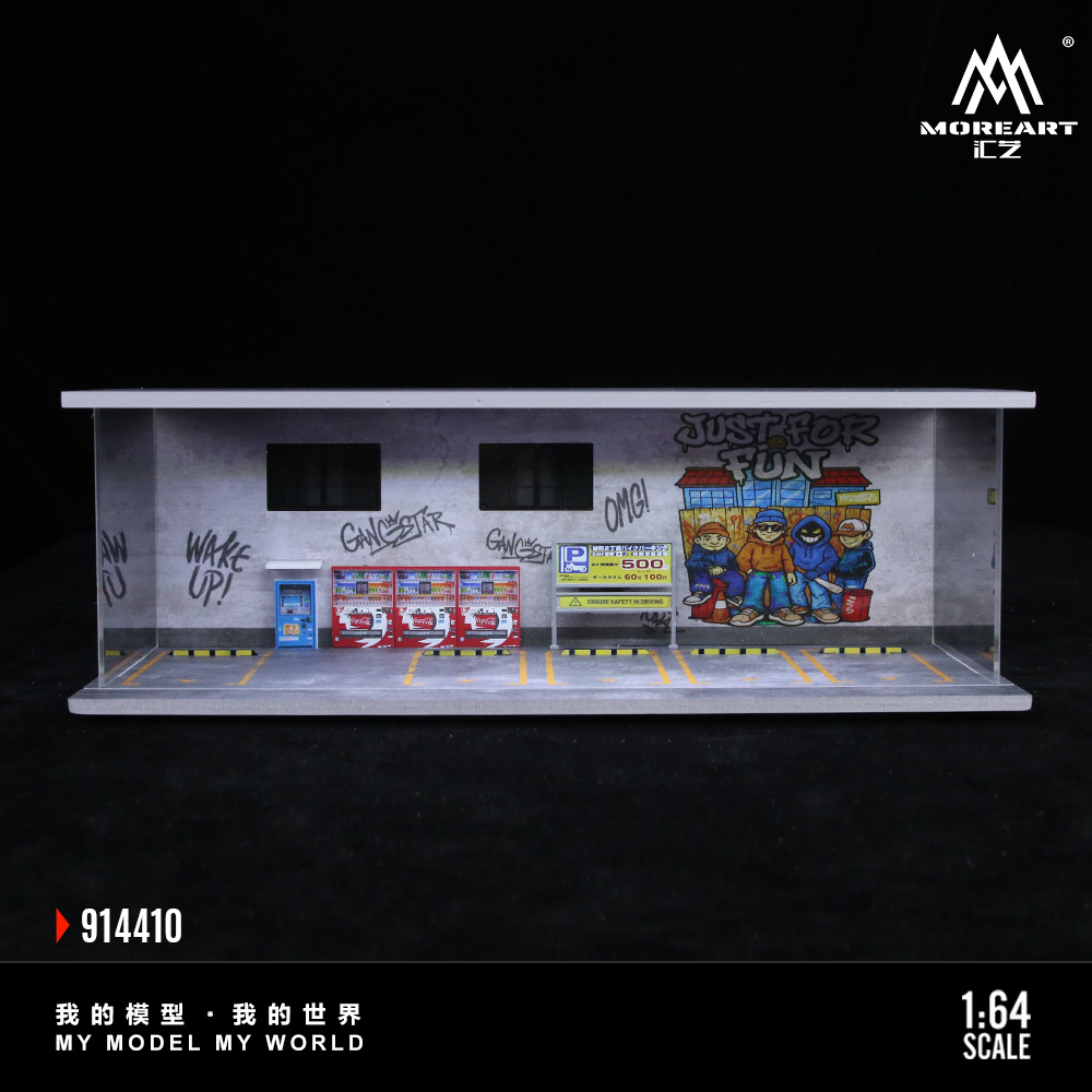 More Art 1:64 Art graffiti Wal - Model Kit Diorama incelemesi ve fiyatı