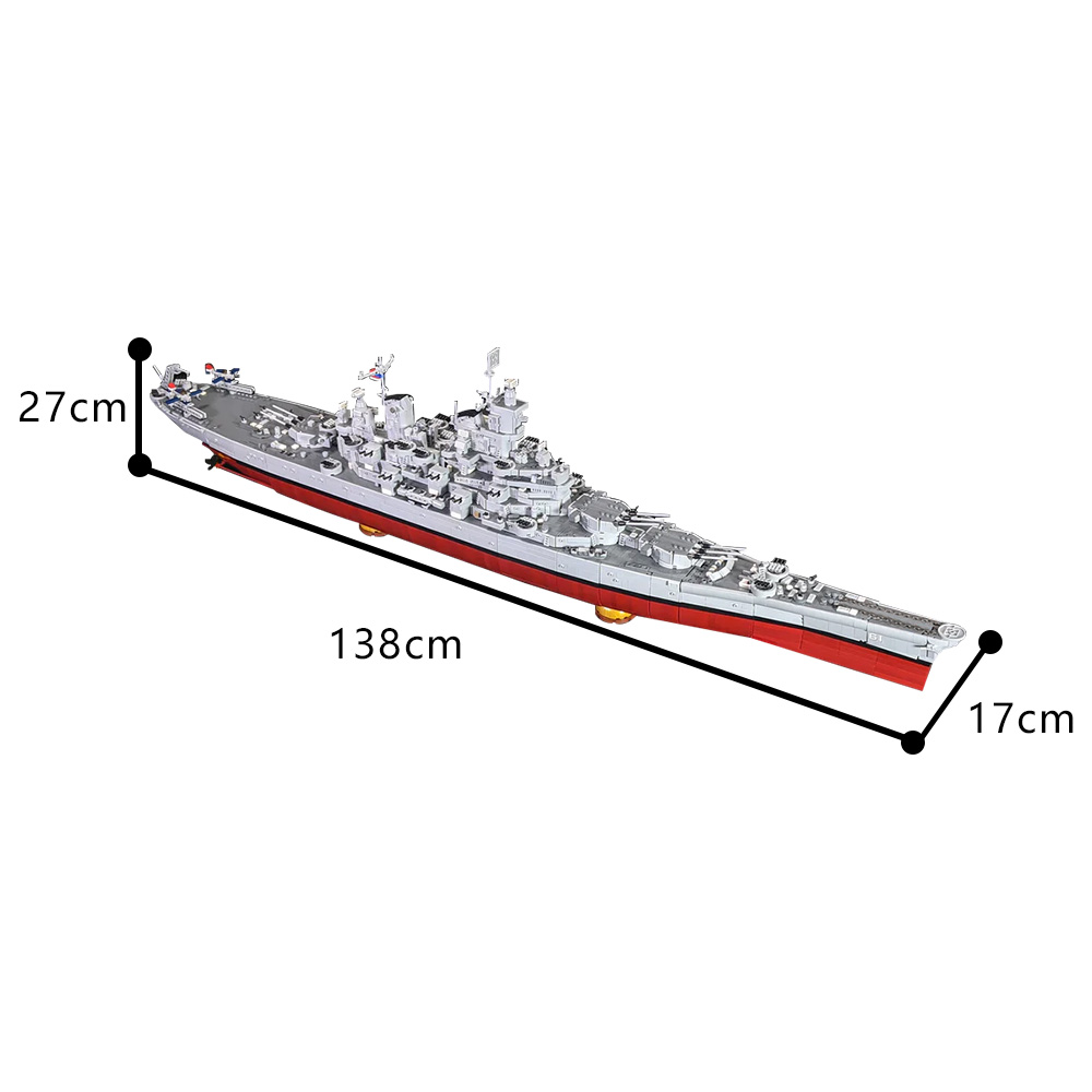 Gobricks MOC USS Iowa BB-61 Ba - Model Kit Uss Iowa incelemesi ve fiyatı